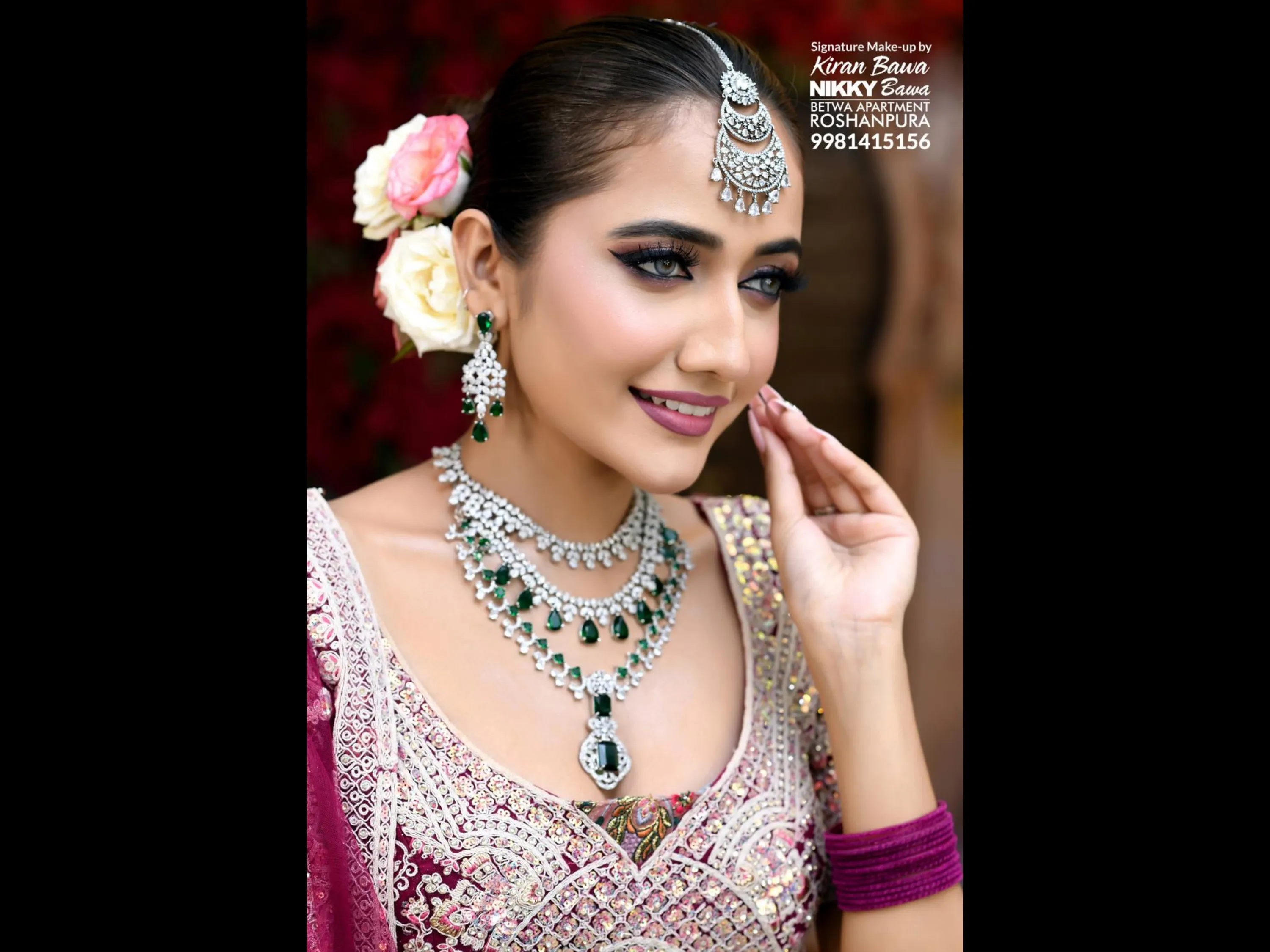 Bridal makeup look – classic beauty