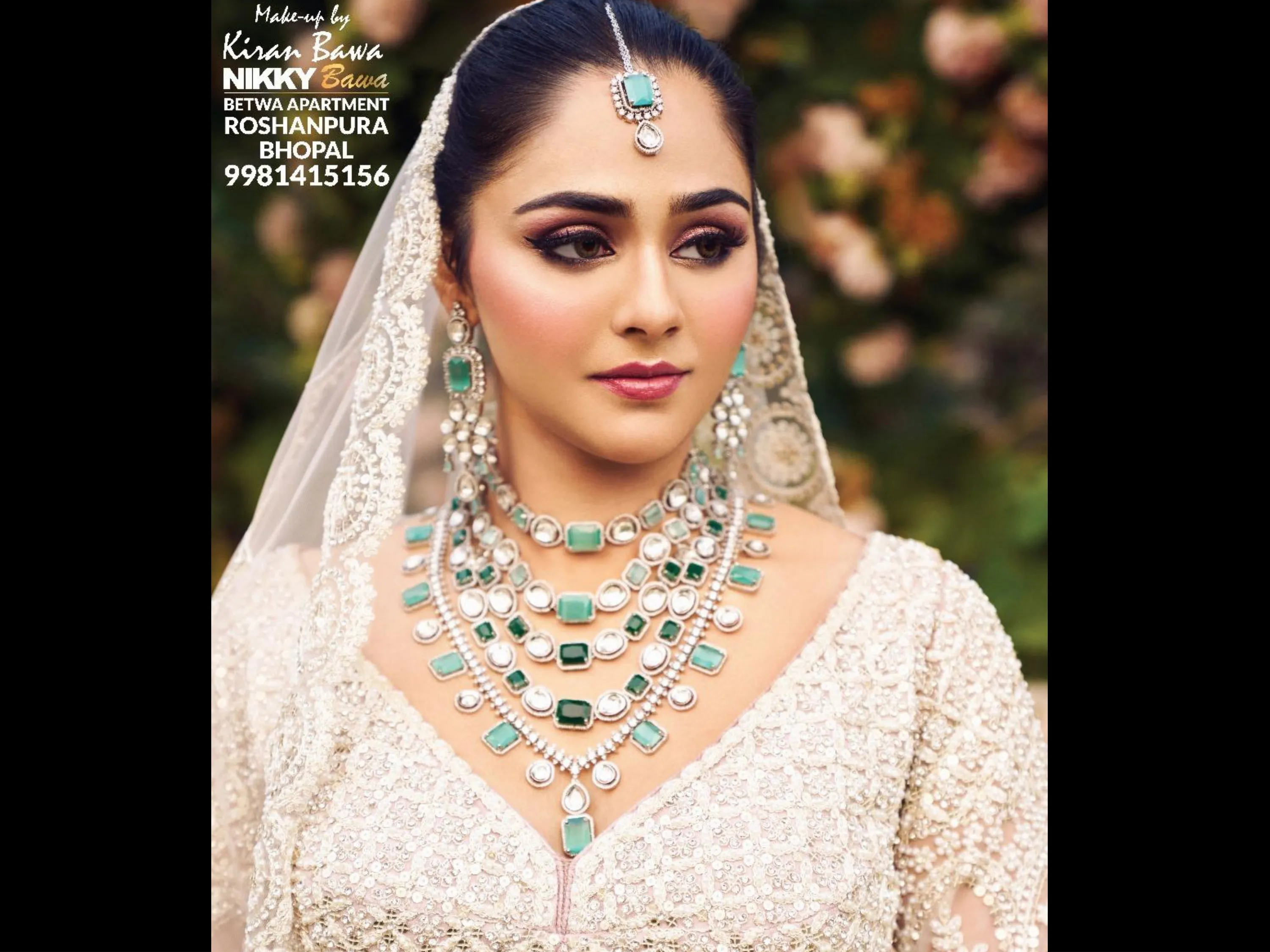 Bridal makeup look – contemporary style